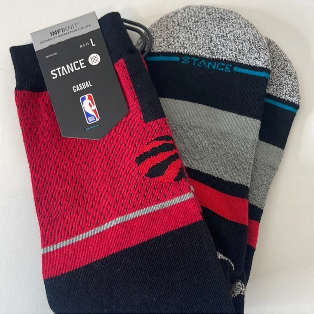 Stance NBA Toronto Raptors Basketball Socks Large